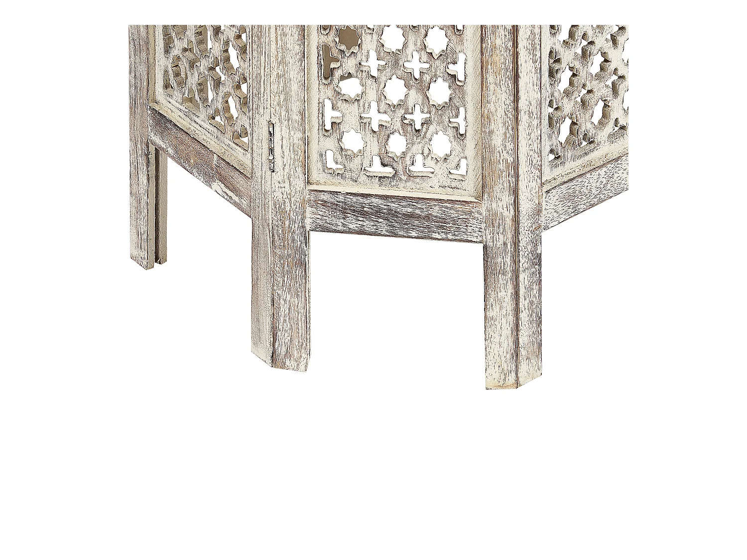 Table d'appoint SANTRA Bois de manguier Marron clair