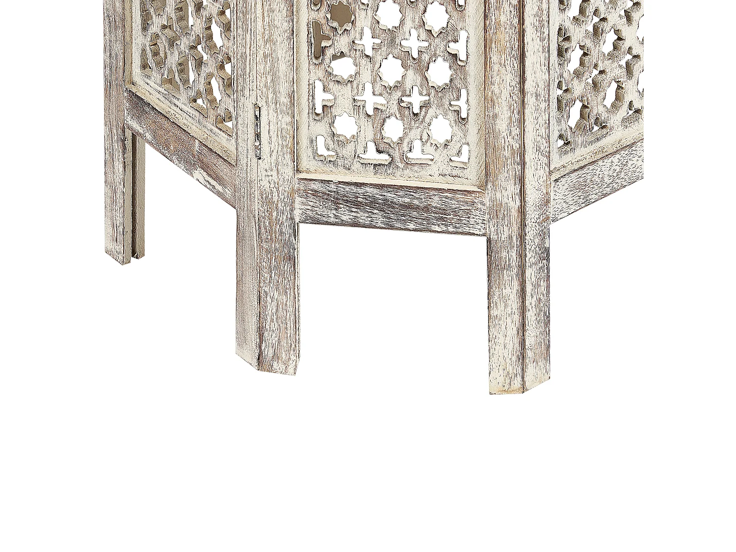 Table d'appoint SANTRA Bois de manguier Marron clair