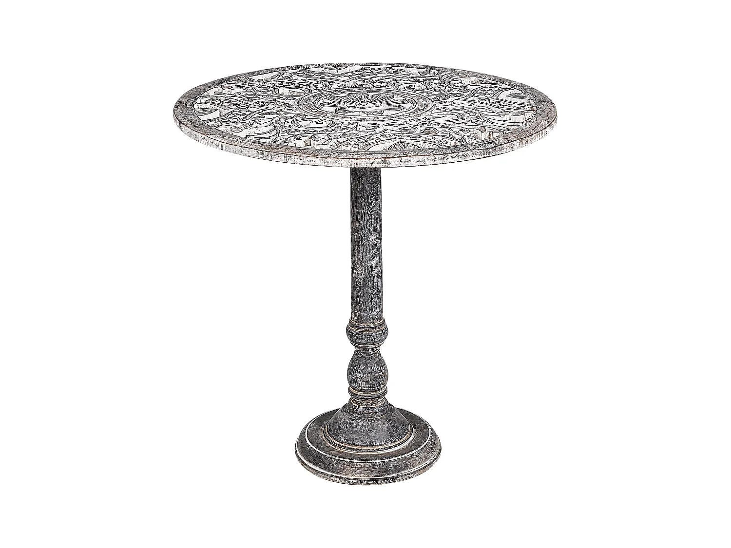 Table d'appoint NAPARA Bois de manguier Gris