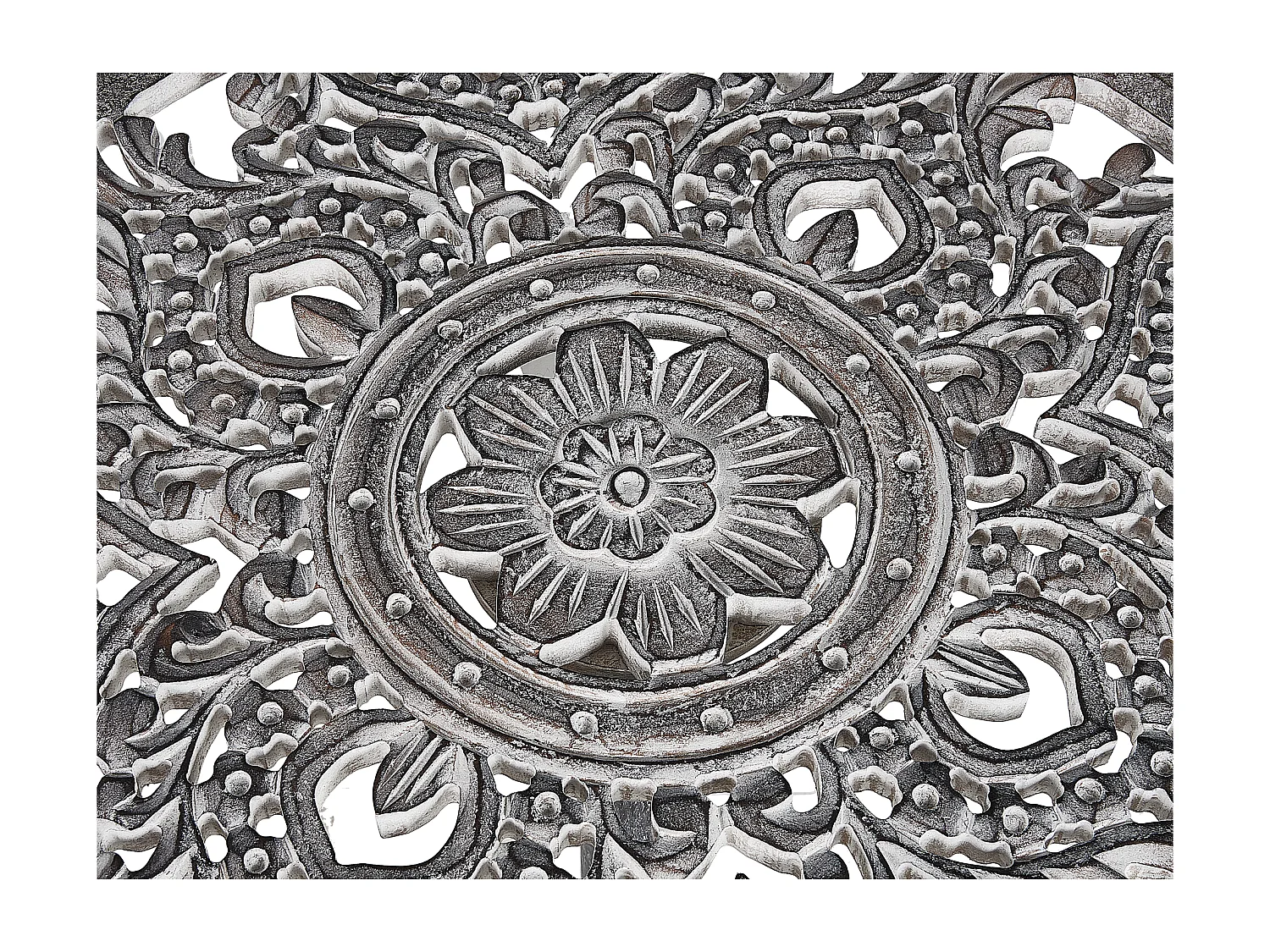 Table d\'appoint NAPARA Bois de manguier Gris