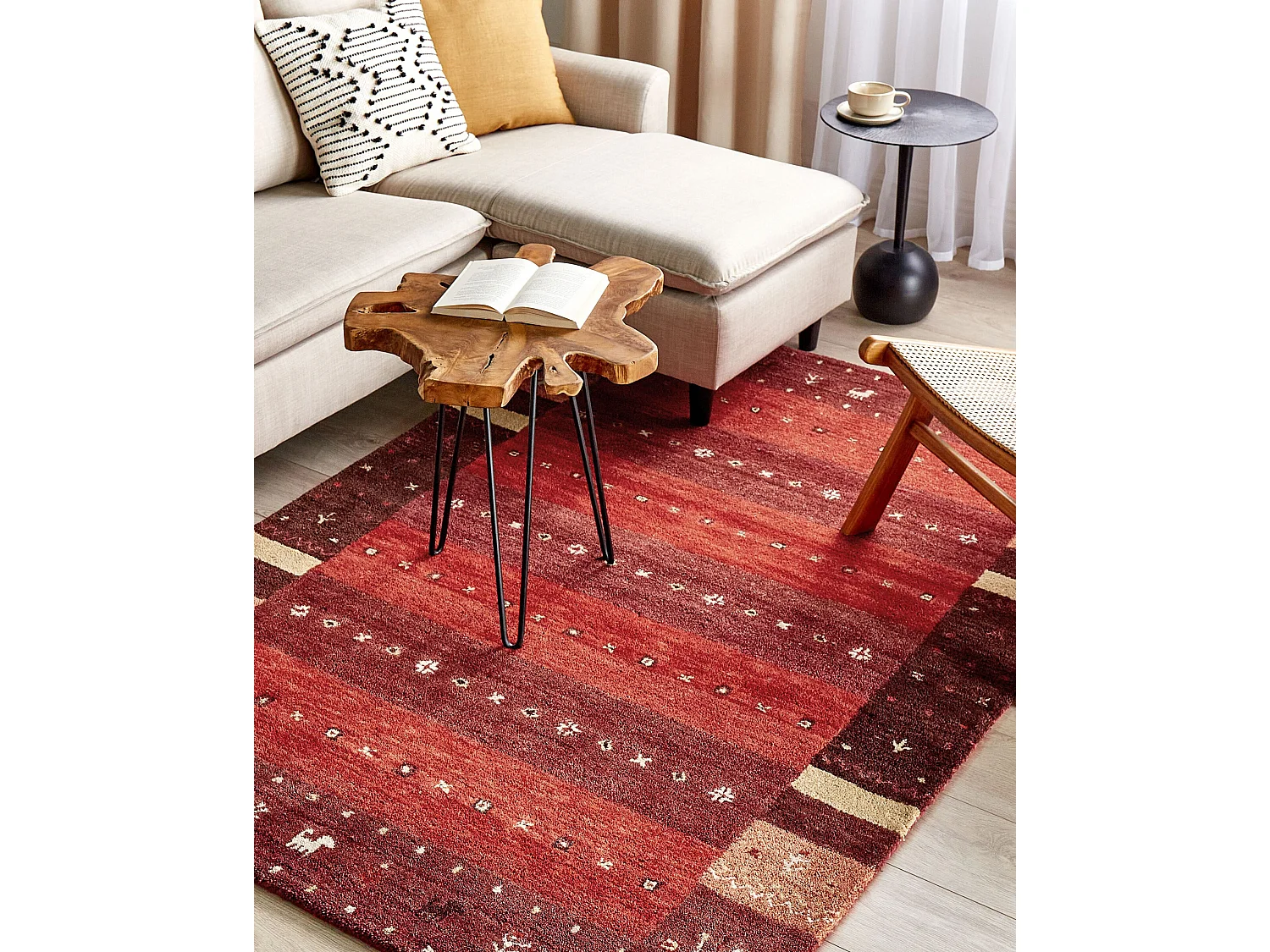 Tapis SINANLI Multicolore 140 x 200 cm Laine Tapis persan