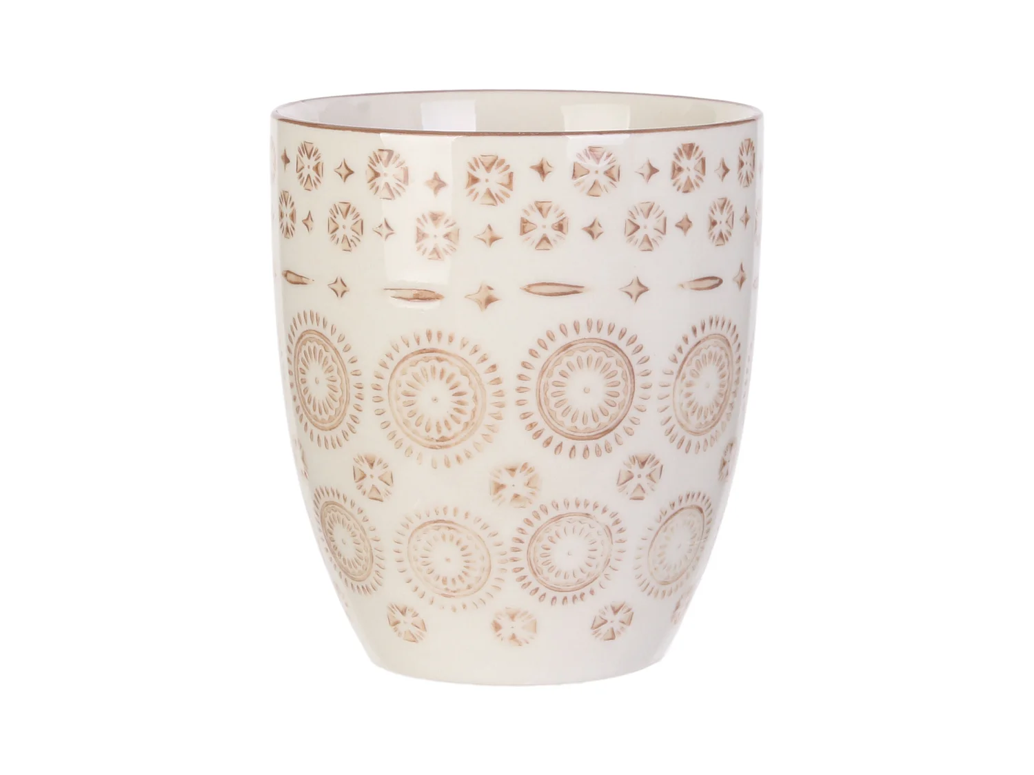 Coffret 4 Tasses 25cl Mirage Gris, Bleu, Beige, Jaune