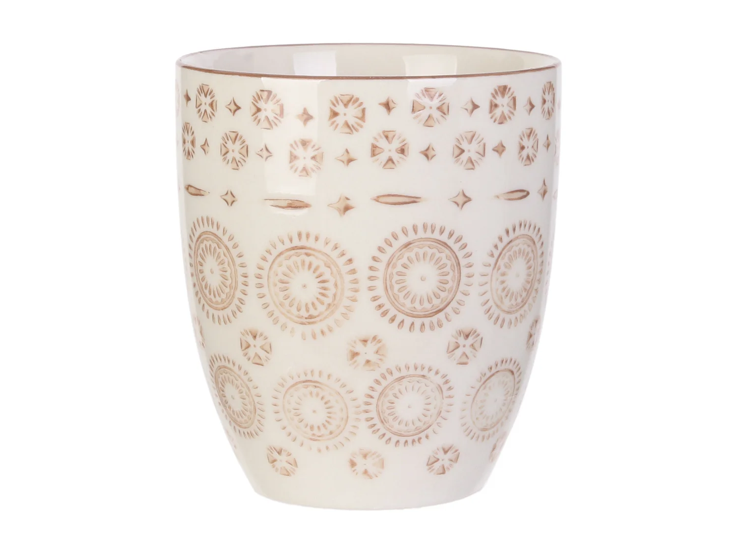 Coffret 4 Tasses 25cl Mirage Gris, Bleu, Beige, Jaune