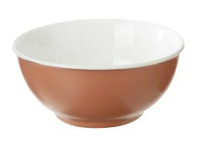 Lot de 6 Bols en Porcelaine "Nature" 52cl Terracotta