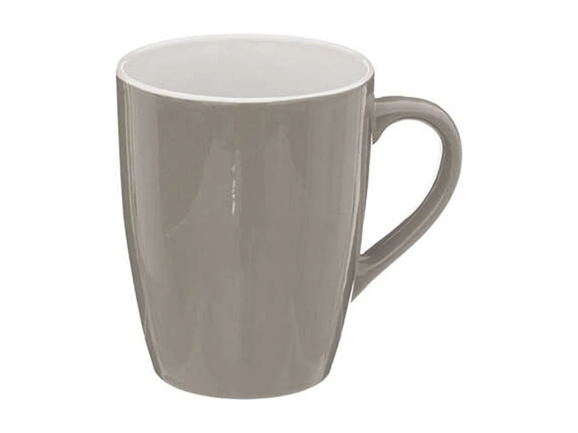 Lot de 6 Mugs "Colorama" 38cl Gris