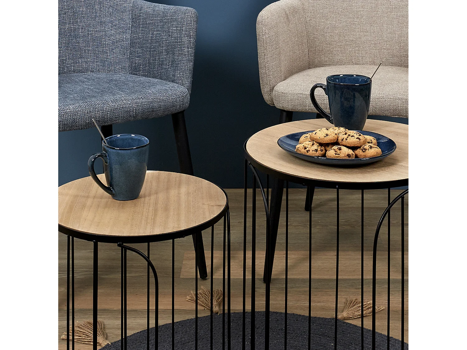 Mug 30cl Au Gres Du Temps Bleu Bleu