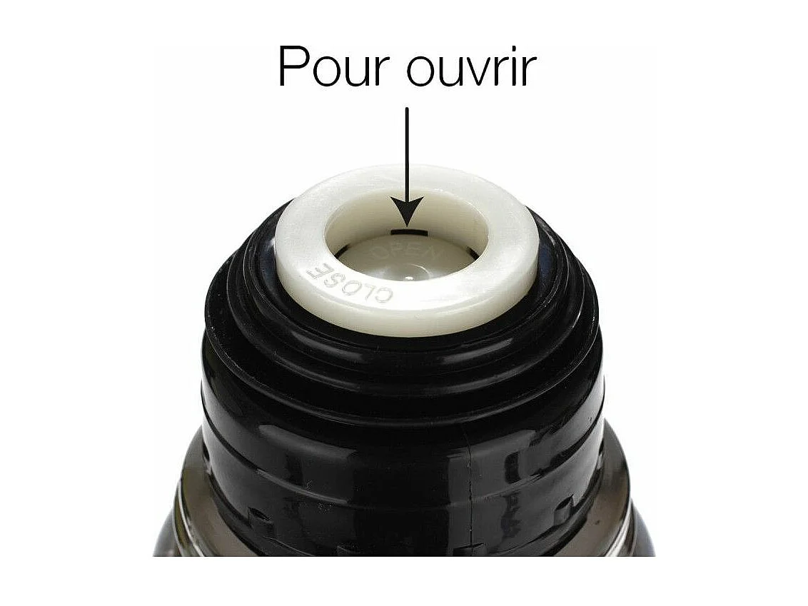 Mug Isolant "Inox & Silicone" 0,35L Gris