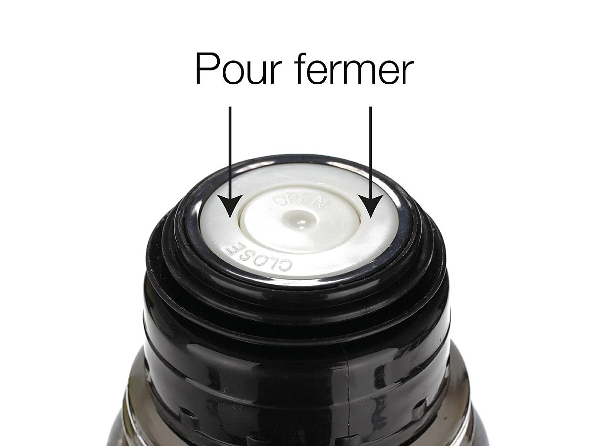 Mug Isolant "Inox & Silicone" 0,35L Gris