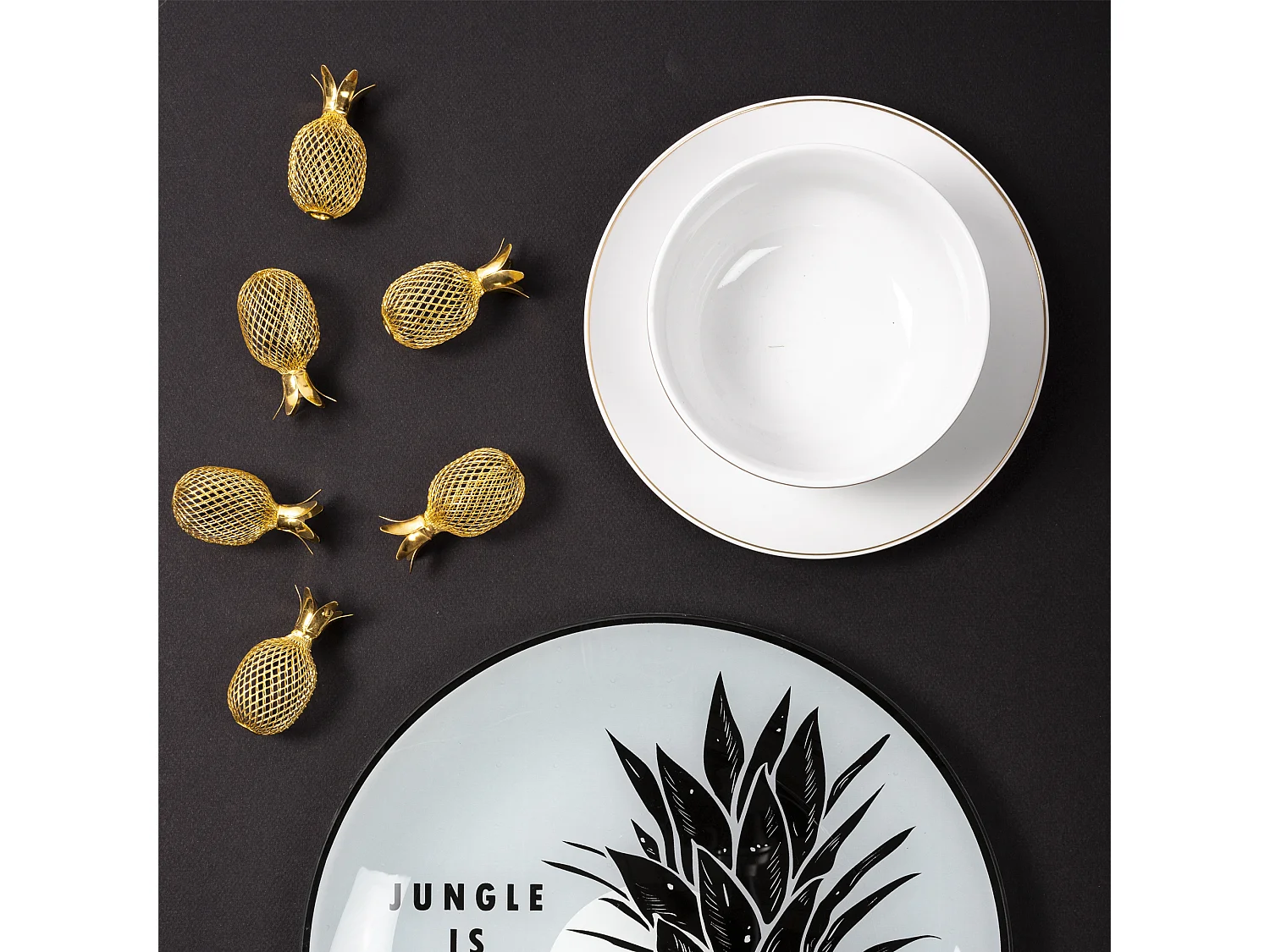 Bol Lisere Dore 50cl Blanc, Or