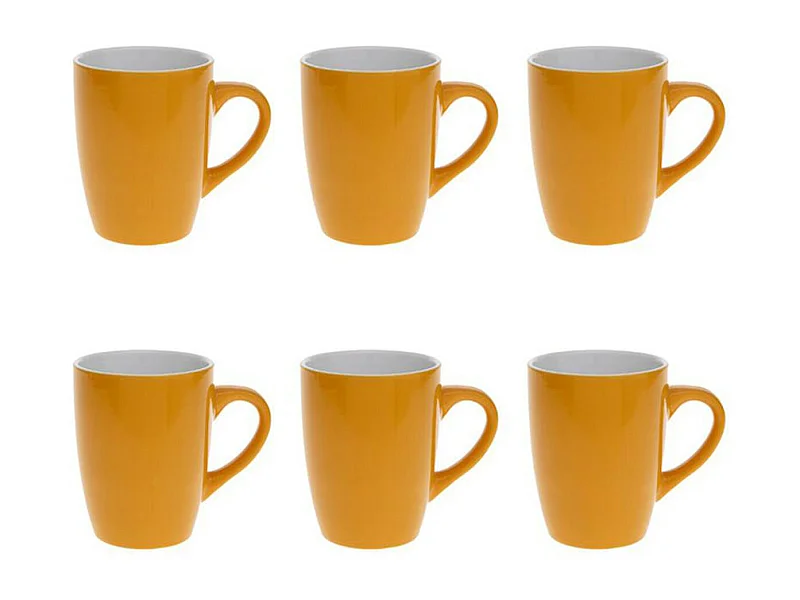 Lot de 6 Mugs "Colorama" 38cl Jaune