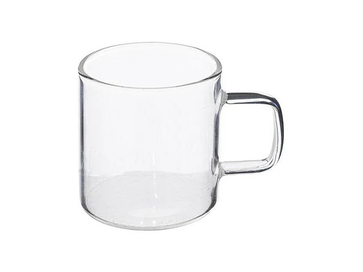 Lot de 6 Tasses à Café en Verre "Mia" 10cl Transparent