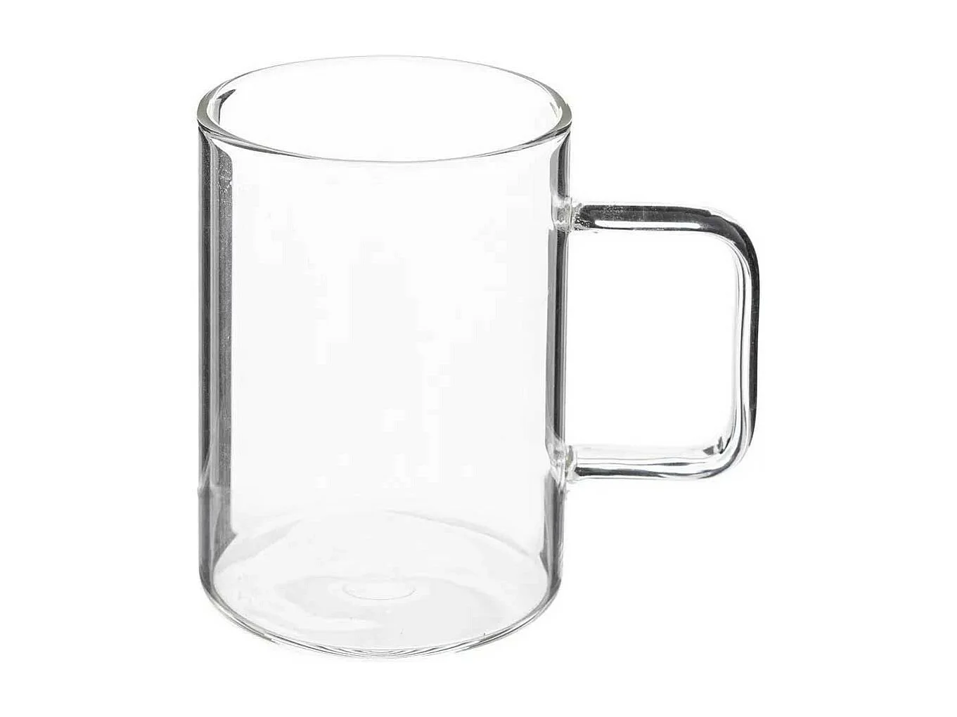 Lot de 6 Mugs en Verre "Mia" 45cl Transparent