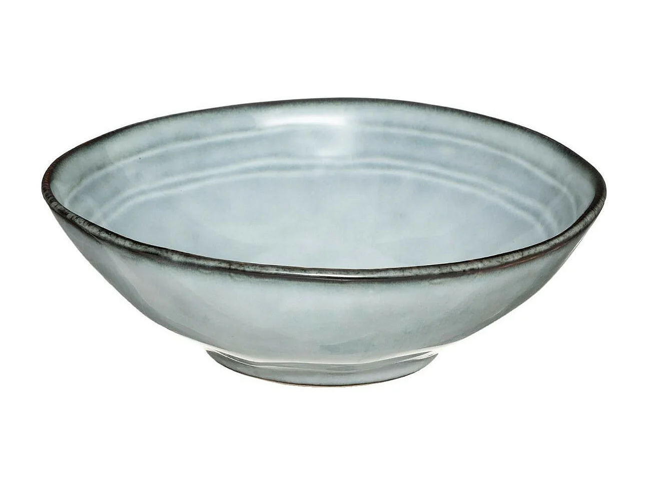 Lot de 6 Bols Ronds Design "Flower" 15cm Bleu