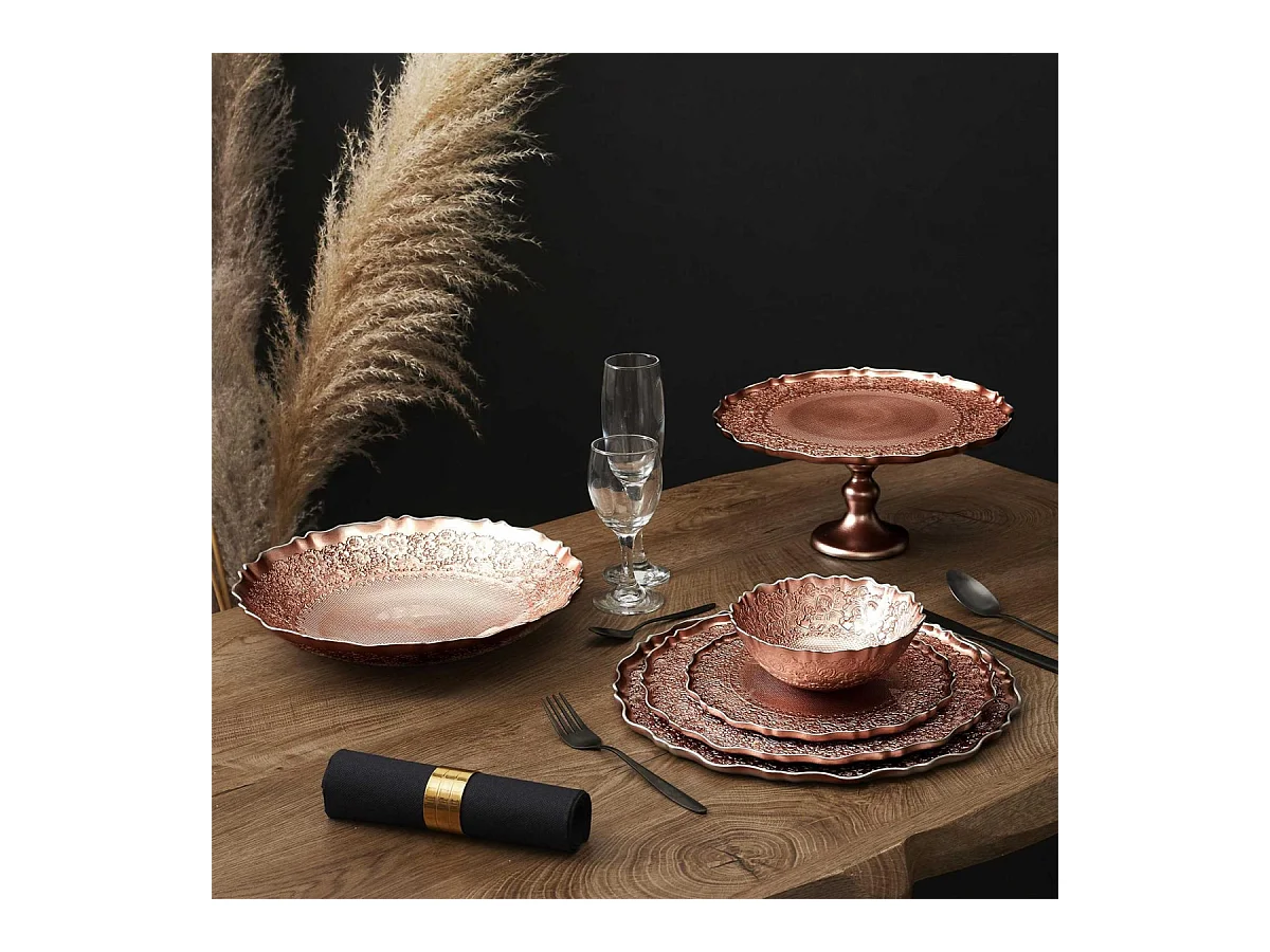 Lot de 6 Bols Design "Mirage" 15cm Rose