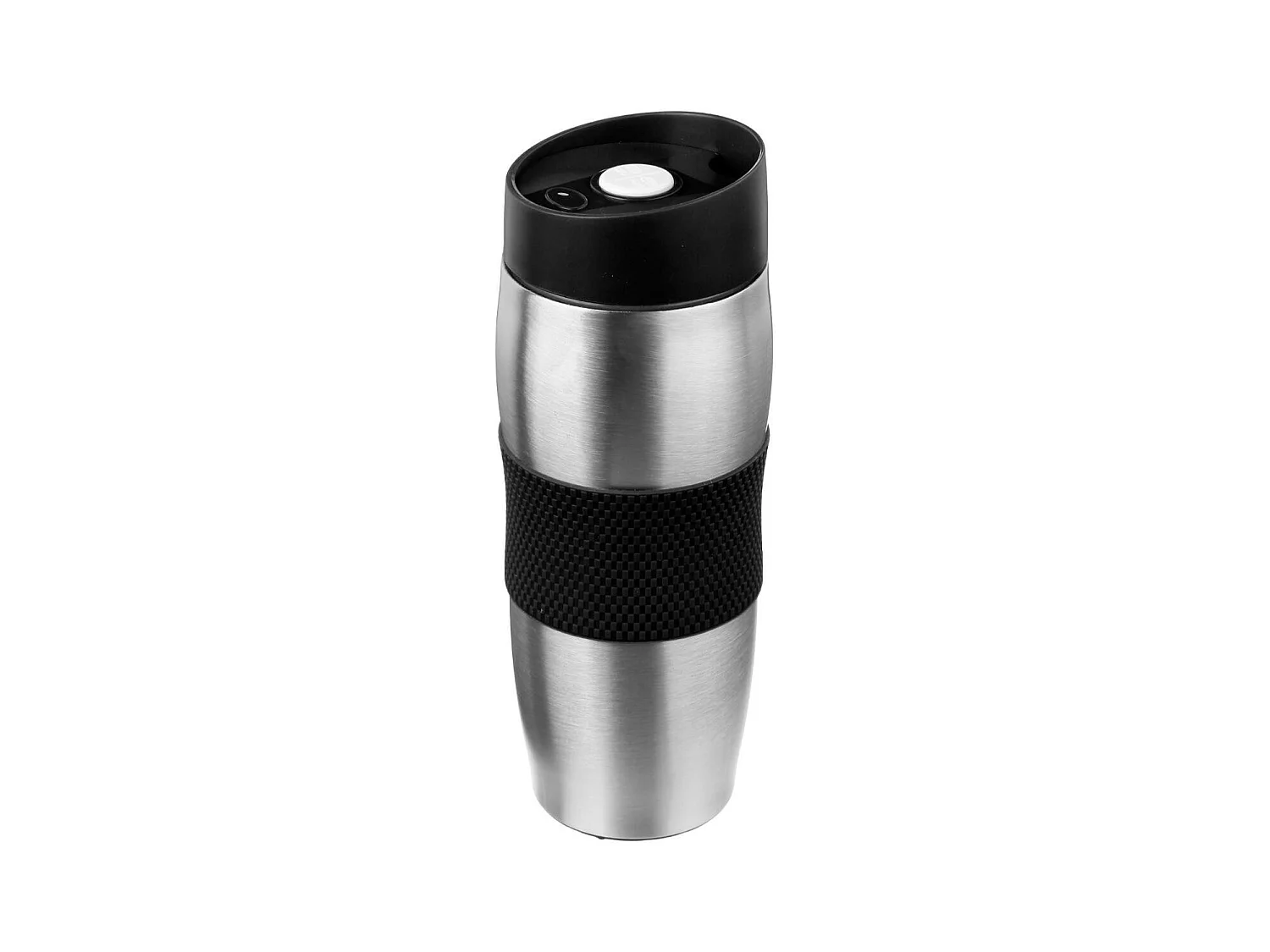 Mug Isolant "Inox & Silicone" 0,35L Noir
