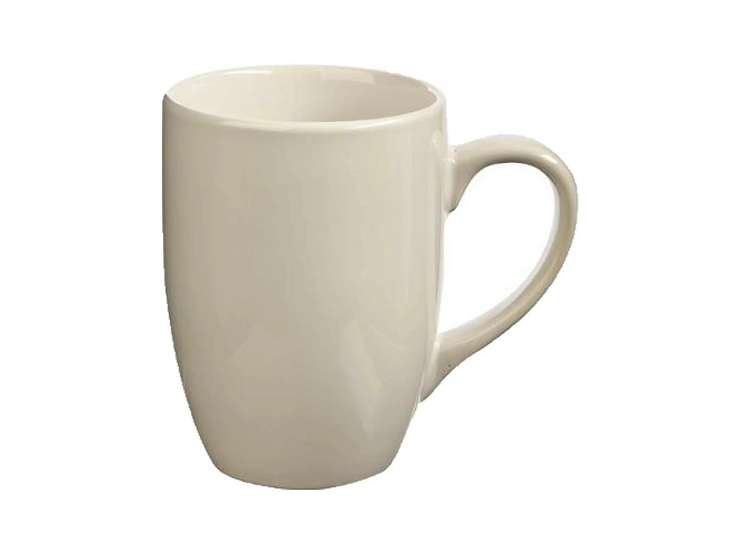 Lot de 6 Mugs "Colorama" 38cl Blanc