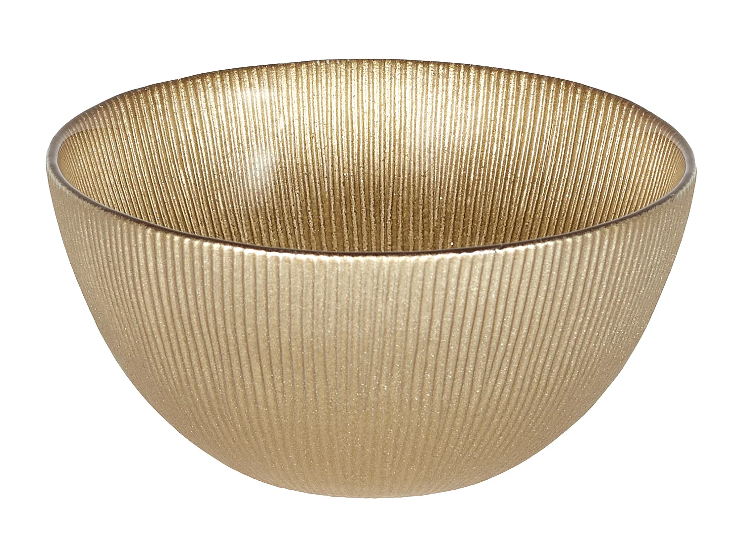 Bol En Verre Dore 70cl Or