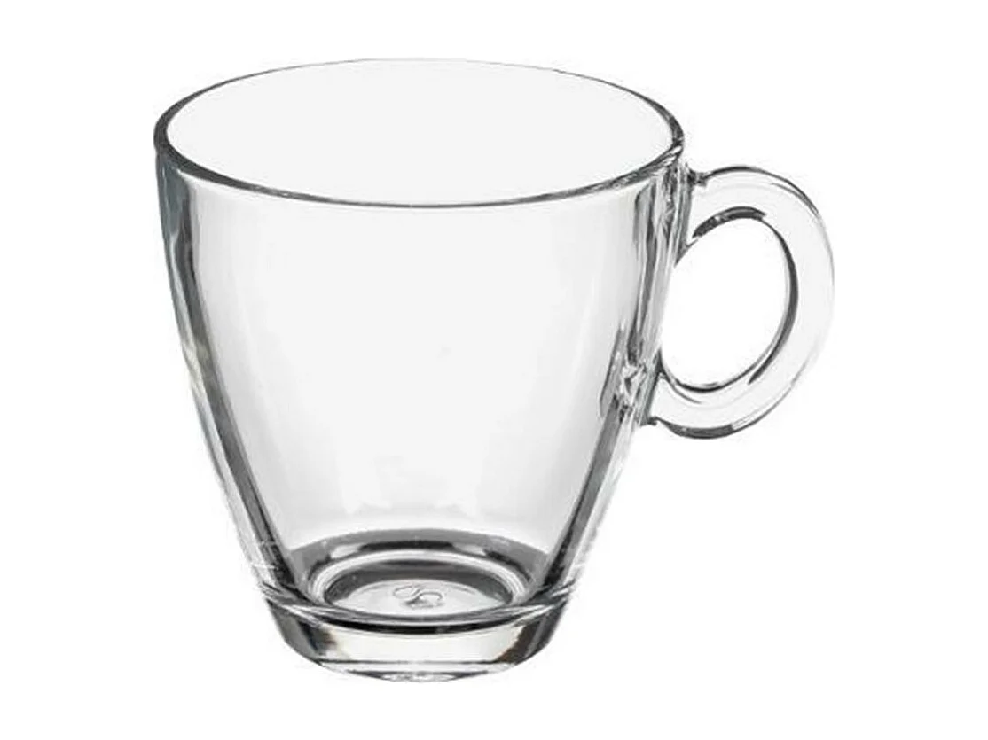 Lot de 6 Mugs en Verre "Sia" 21cl Transparent