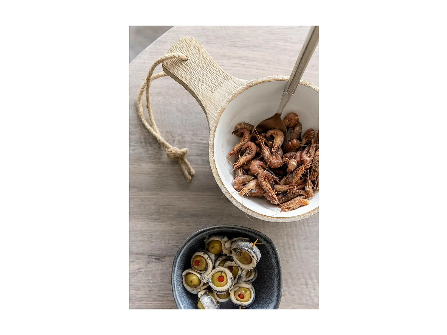 Bol Rond en Bois "Bolon" 23cm Naturel