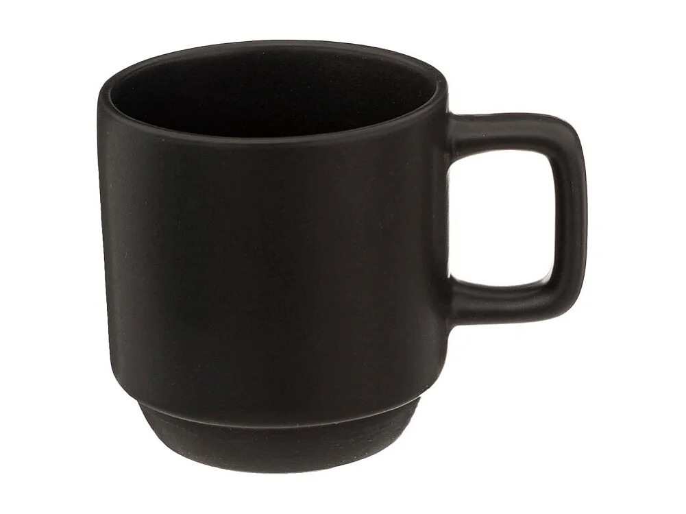 Lot de 4 Tasses à Café "Modern Wood" 12cl Noir