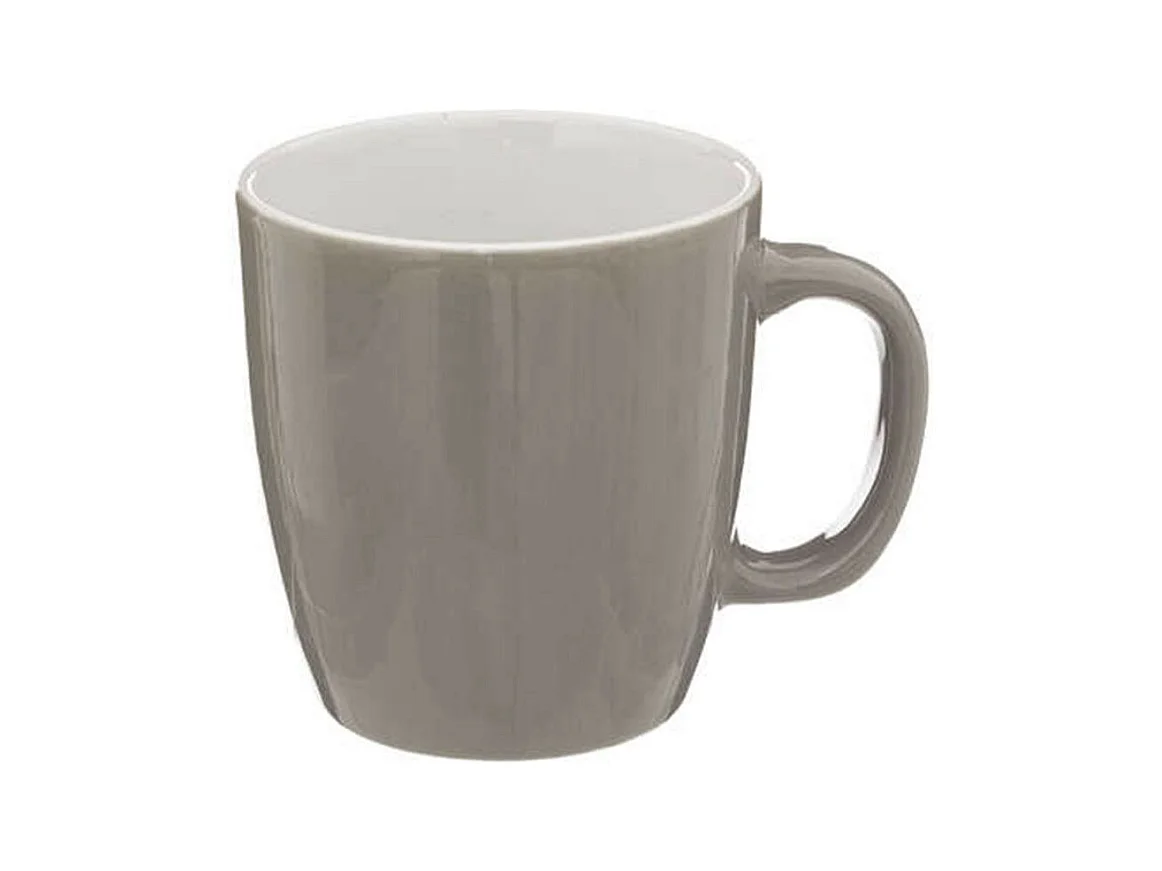 Lot de 6 Mugs "Colorama" 18cl Gris