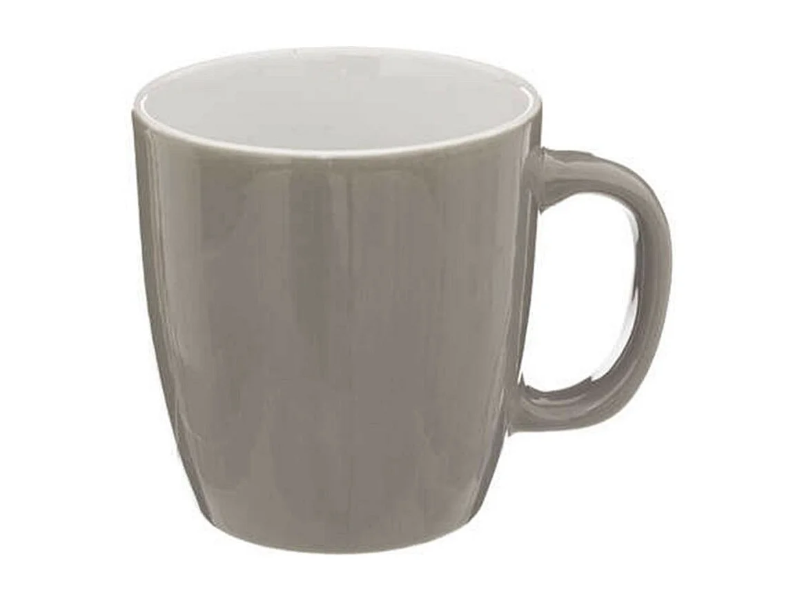 Lot de 6 Mugs "Colorama" 18cl Gris