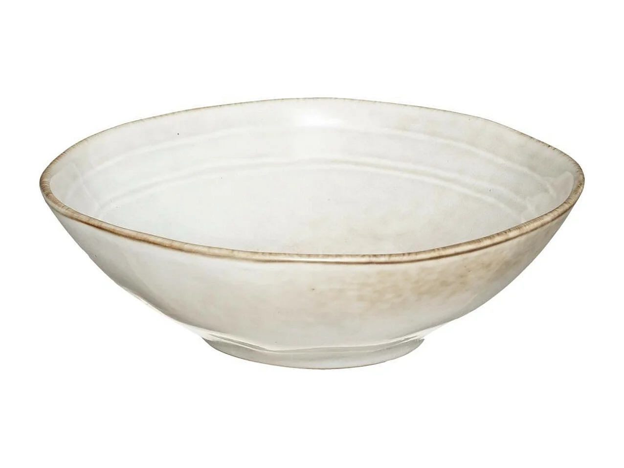 Lot de 6 Bols Ronds Design "Flower" 15cm Gris