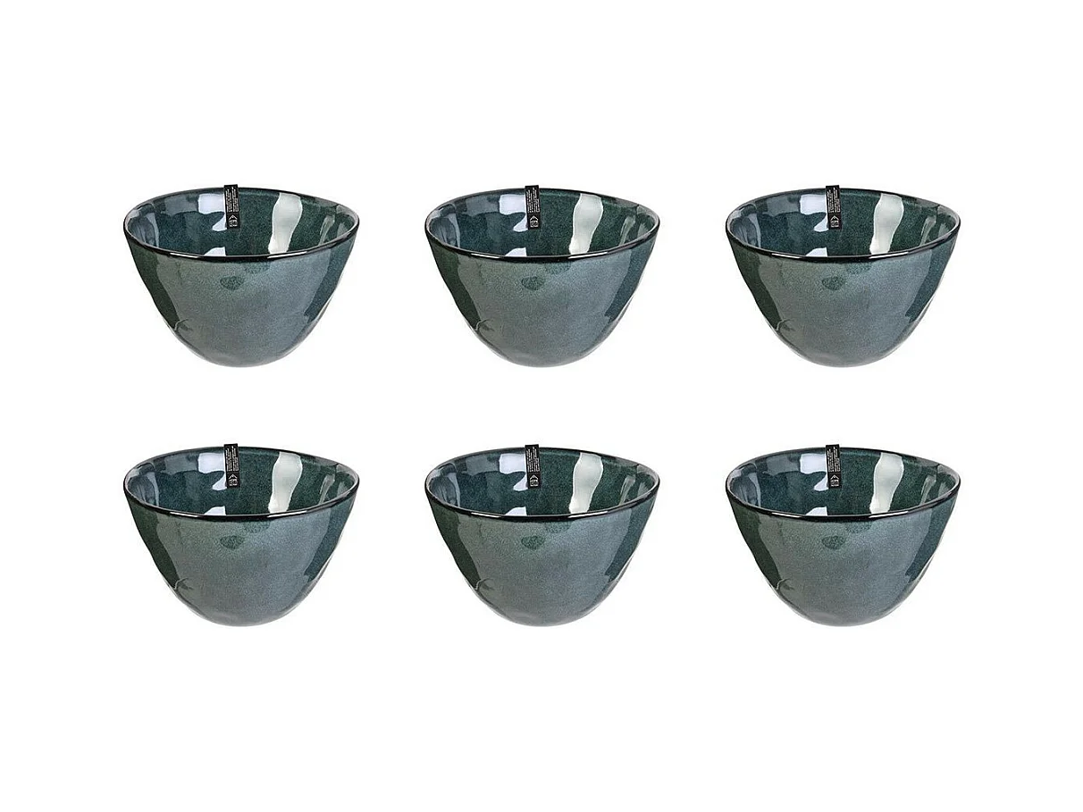 Lot de 6 Bols "Au Grès du Temps" 15cm Bleu