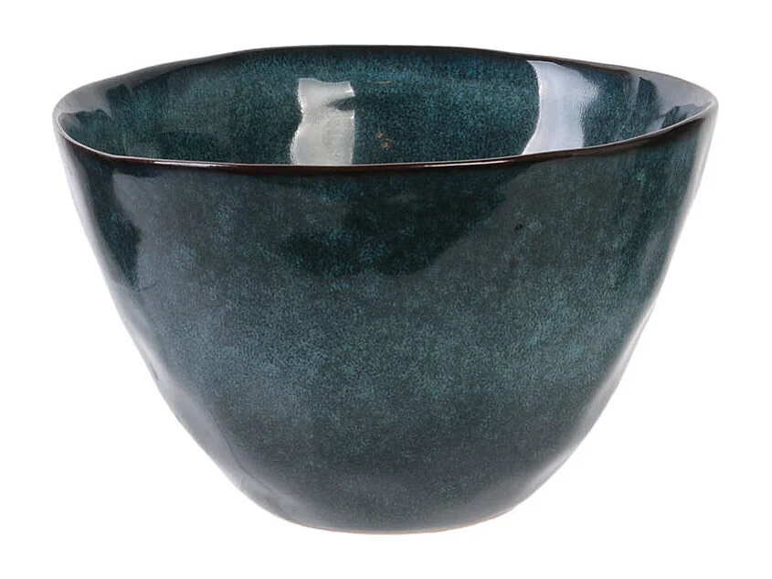 Bol 55cl D14.5cm H9cm Au Gres Du Temps Bleu Bleu