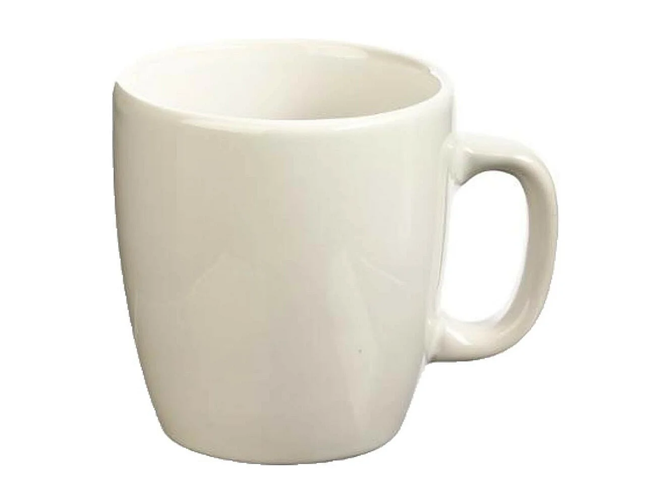 Lot de 6 Mugs "Colorama" 18cl Blanc
