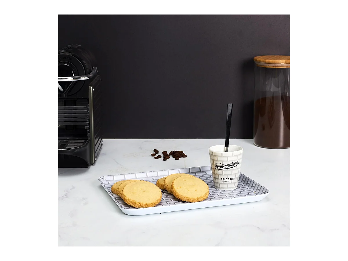 Lot de 6 Tasses à Café "Brooklyn" 7cl Blanc