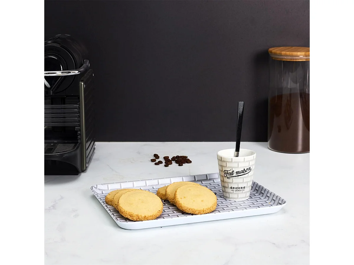 Lot de 6 Tasses à Café "Brooklyn" 7cl Blanc