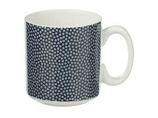 Lot de 4 Mugs & Rack "Japan" 26cl Blanc