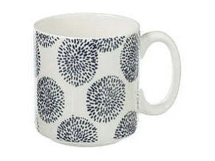 Lot de 4 Mugs & Rack "Japan" 26cl Blanc