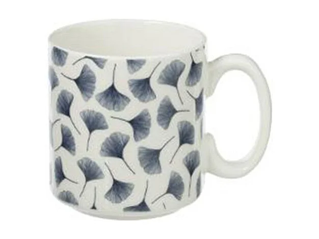 Lot de 4 Mugs & Rack "Japan" 26cl Blanc