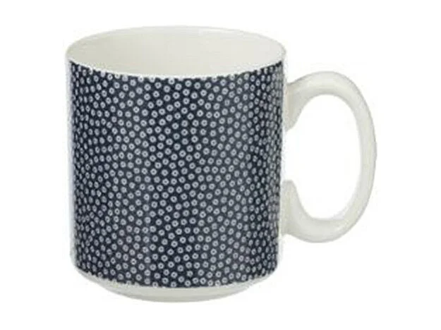 Lot de 4 Mugs & Rack "Japan" 26cl Blanc