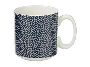 Lot de 4 Mugs & Rack "Japan" 26cl Blanc