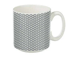 Lot de 4 Mugs & Rack "Japan" 26cl Blanc