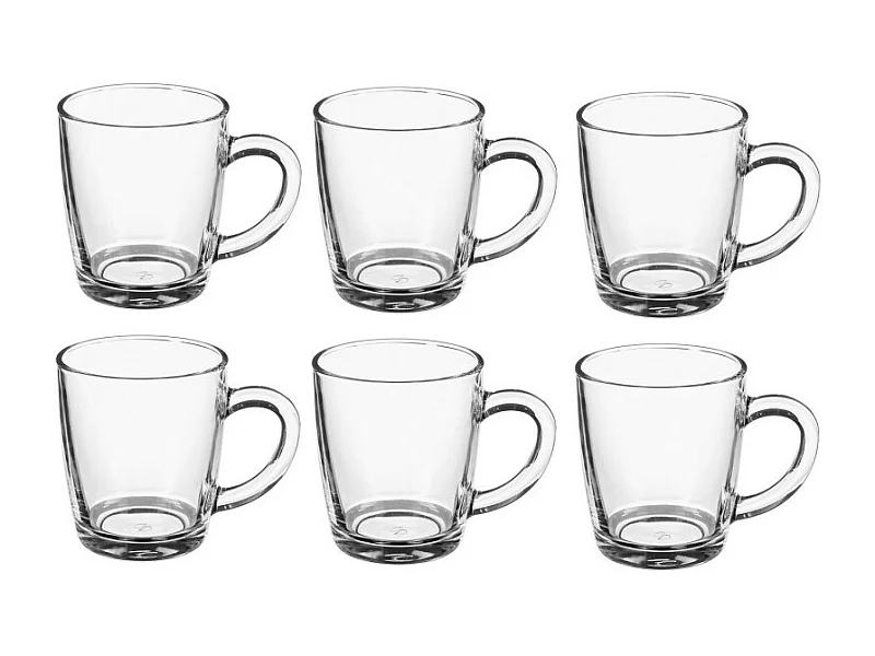 Lot de 6 Mugs "Liam" 34cl Transparent