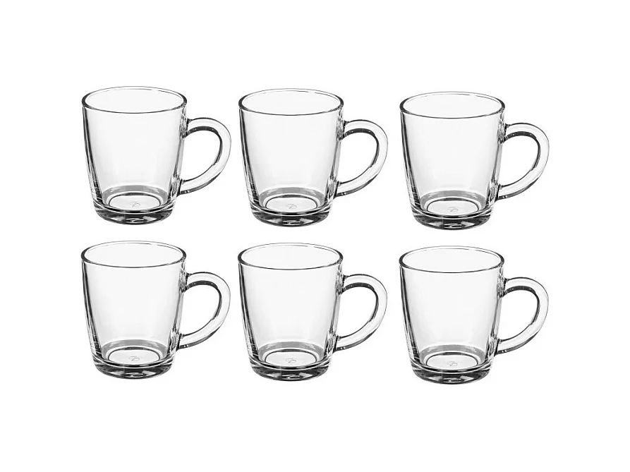 Lot de 6 Mugs "Liam" 34cl Transparent