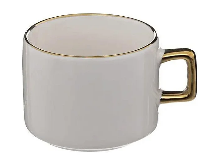 Lot de 4 Tasses sur Rack "Arya" 17cl Blanc
