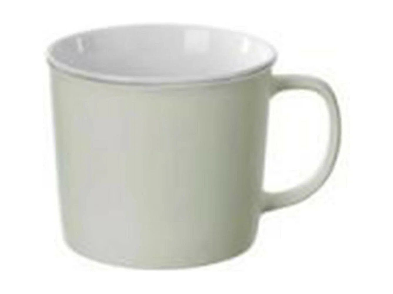Lot de 6 Mugs en Porcelaine "Nature" 38cl Menthe