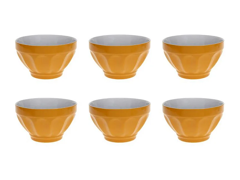 Lot de 6 Bols "Colorama" 60cl Jaune