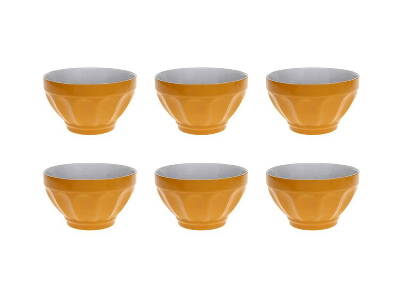 Lot de 6 Bols "Colorama" 60cl Jaune