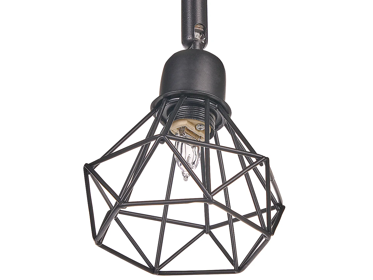 Spot à 4 lumières ERMA Réglable Métal Noir