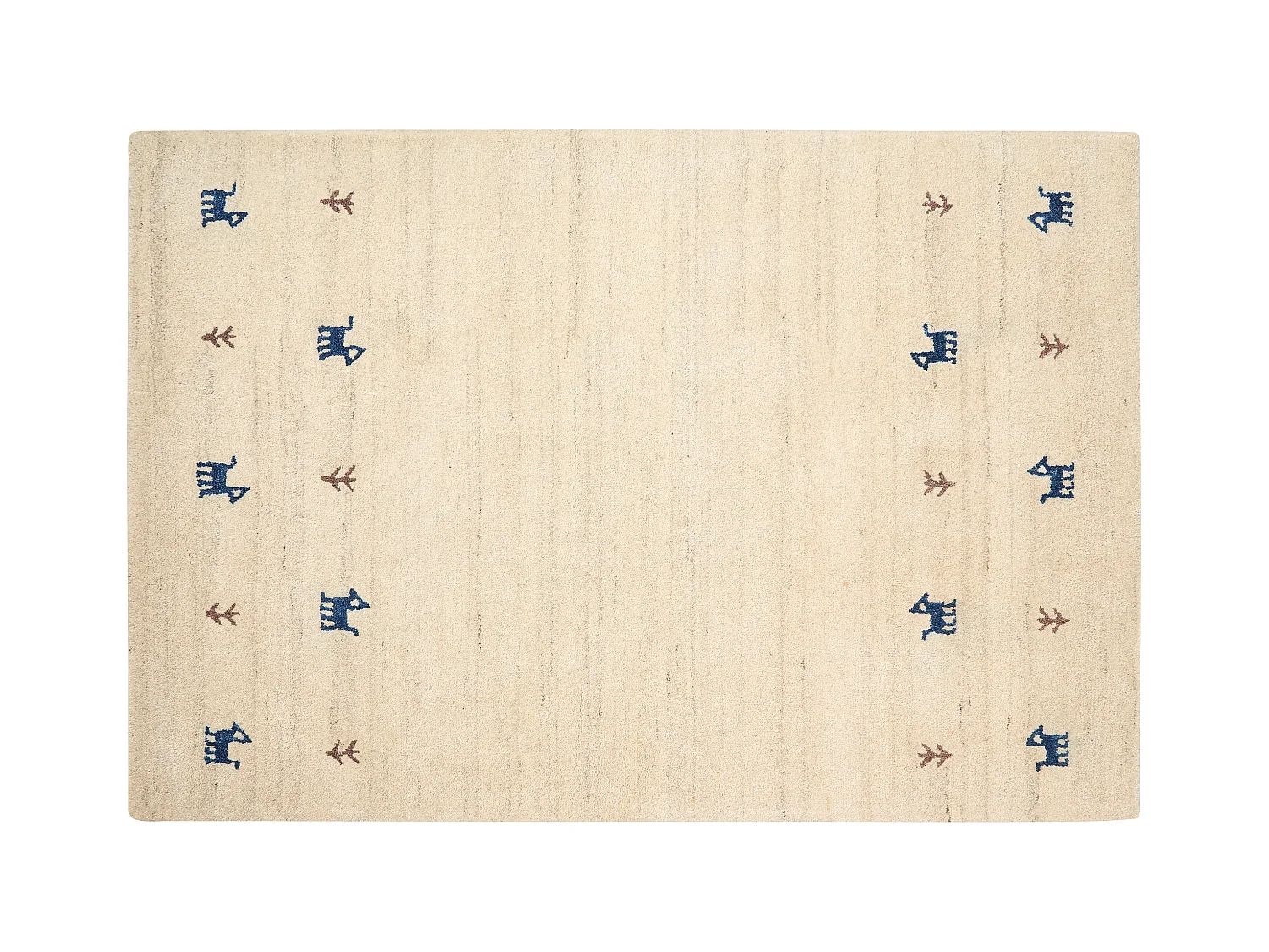 Vloerkleed gabbeh beige 140 x 200 cm YALI