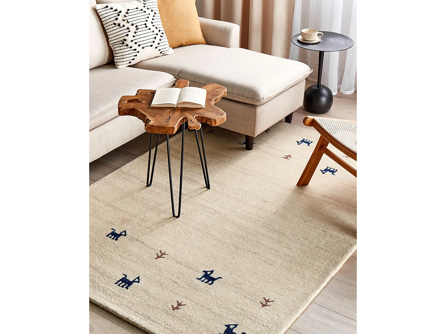 Tapis YALI Multicolore 140 x 200 cm Laine Tapis persan