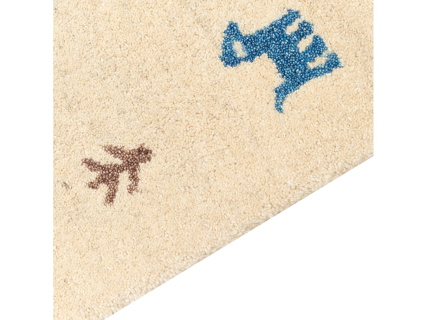 Vloerkleed gabbeh beige 200 x 300 cm YALI