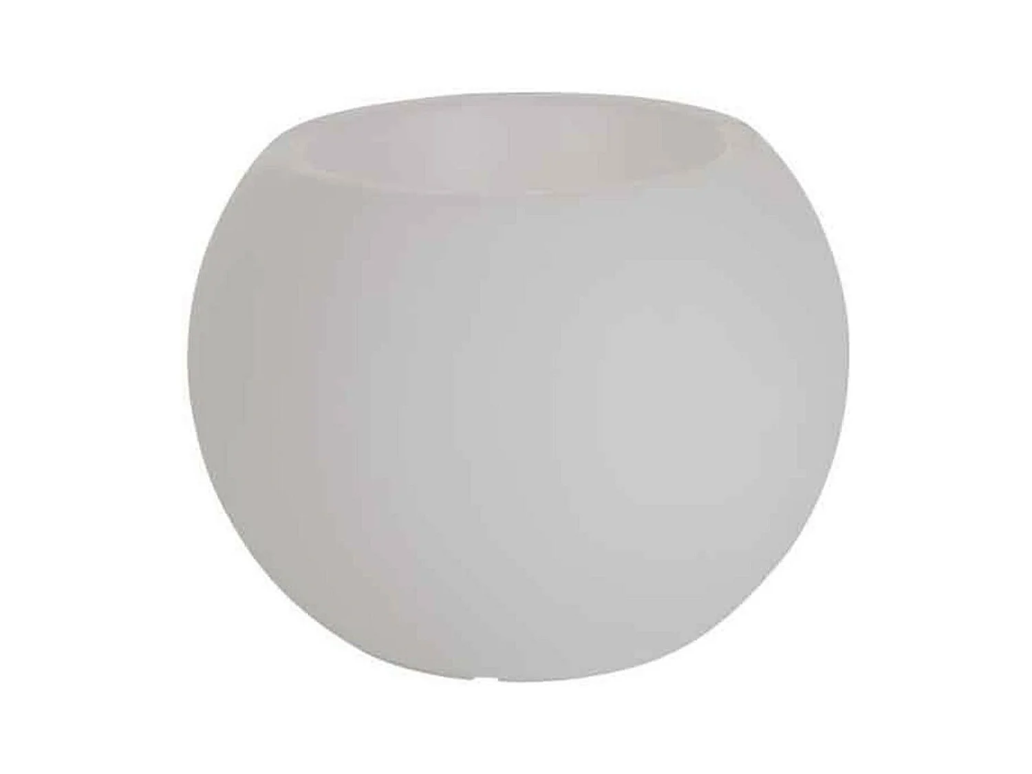 Lampe d'Extérieure & Pot de Fleurs "Outdoor" 56cm Blanc