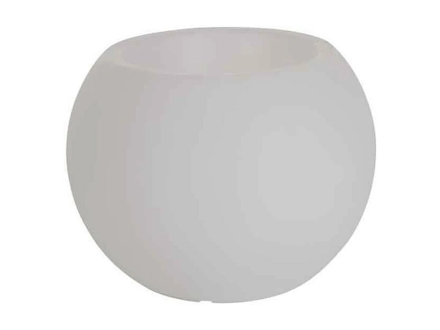 Lampe d'Extérieure & Pot de Fleurs "Outdoor" 56cm Blanc